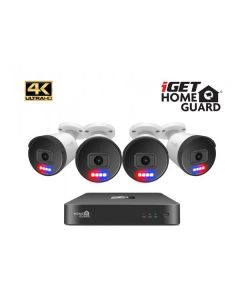 iGET HOMEGUARD HGNVK88504 - PoE 4K UltraHD NVR CCTV 8CH + 4x kamera