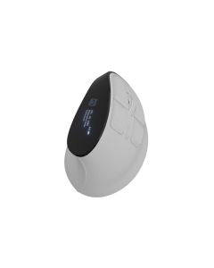 Vertikální bezdrátová myš Natec EUPHONIE PRO/Vertikální/Blue Sense/Pro praváky/2 400 DPI/USB+BT/Bílá