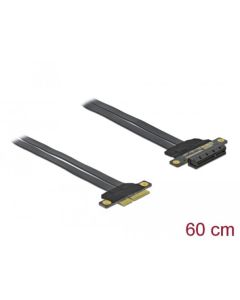 Delock Karta PCI Express Riser x4 na x4, s ohebným kabelem délky 60 cm
