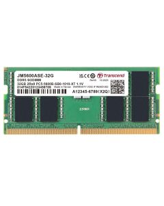 Transcend paměť 32GB DDR5 5600 SODIMM (JetRam) 2Rx8 2Gx16 CL46 1.1V