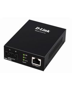 D-Link DMC-G10SC/E 100/1000BaseT to 1000BaseLX (SC) Single-mode Media Converter (10 km) 