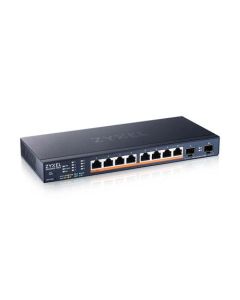 Zyxel XMG1915-10EP, 8-port 2.5GbE, 2 SFP+, 8 x PoE++ 130W Smart Switch, hybird mode, standalone or NebulaFlex Cloud