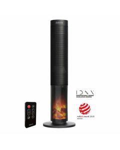 Salente HotTower, teplovzdušný sloupový ventilátor, černý