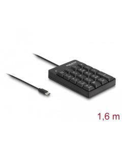 Delock USB Type-C™ numerická klávesnice 19 kláves černá
