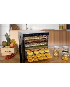 Salente QuickDry, sušička ovoce, nerez, 10 nerezových sušících plat