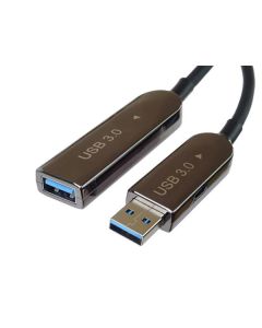 PremiumCord USB3.0 + 2.0 prodlužovací optický AOC kabel A/Male - A/Female 30m