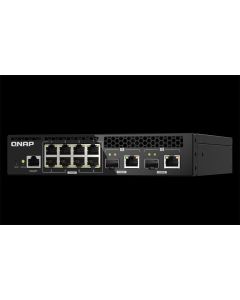 QNAP řízený switch QSW-M3212R-8S4T (4x 10GbE porty + 8x 10G SFP+ porty, poloviční šířka)