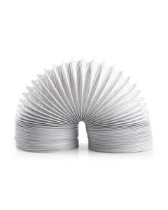 Nedis DRHO100BWT30 - PVC Hadice| 100 mm | 3.00 m | Vhodné pro: Air Ventilation / Tumble Dryers | Bílá
