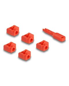 Delock Sada na blokování portů RJ45 pro zásuvkové rozhraní RJ45, 10 ks