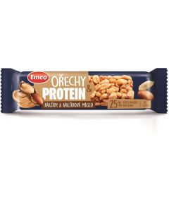 Tyčinka Emco ořech a protein, arašídová, 40 g