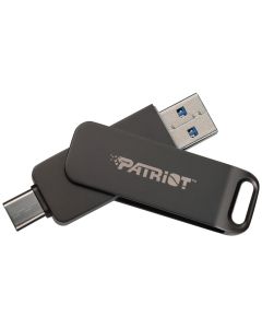 PATRIOT RAGE R550 64GB / USB Typ-A + USB Typ-C / USB 3.2 Gen 1 / šedá