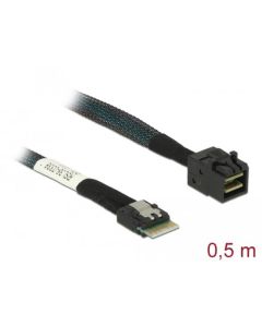 Delock Kabel Slim SAS SFF-8654 4i > Mini SAS HD SFF-8643 50 cm