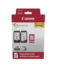 Canon cartridge PG-545/CL-546 + fotopapír GP-501/Multipack / Black + Color / 8ml+9ml