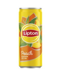 Ledový čaj Lipton s broskví, 0,33l, bal = 24 ks