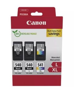 Canon cartridge PG-540Lx2/CL-541XL Multipack / 2x Black + 1 Color /2x21ml + 1x15ml