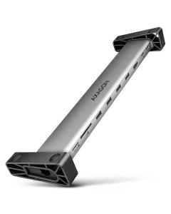 AXAGON HMC-10HLS, USB 5Gbps hub, 4x USB-A, USB-C, HDMI 4k/60Hz, PD 100W, kabel USB-C 25cm