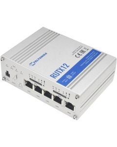 Teltonika Dual LTE Cat 6 Industrial Cellular Router - RUTX12