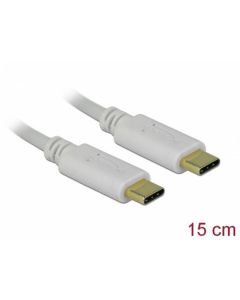 Delock Nabíjecí kabel USB Type-C™, 15 cm PD 100 W, s E-Marker