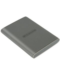 Transcend ESD360C 2TB, USB 20Gbps Type C, Externí SSD disk (3D NAND flash), kompaktní rozměry, šedý