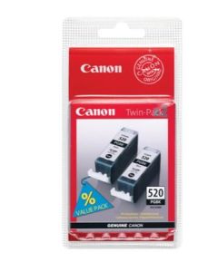 Canon cartridge PGI-520Bk Black (PGI520BK) Twin pack/ 2x Black / 2x 19ml