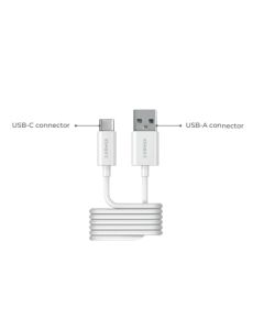 2-Power kabel USB-A TO USB-C, 1M