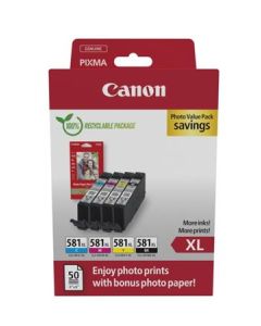 Canon cartridge INK CLI-581XL BK/C/M/Y PHOTO VALUE / 4x8,3ml