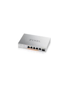 Zyxel XMG-105HP 5 Ports 2,5G + 1 SFP+, 4 ports 70W total PoE++ Desktop MultiGig unmanaged Switch