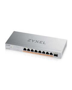 Zyxel XMG-108HP 8 Ports 2,5G + 1 SFP+, 8 ports 100W total PoE++ Desktop MultiGig unmanaged Switch