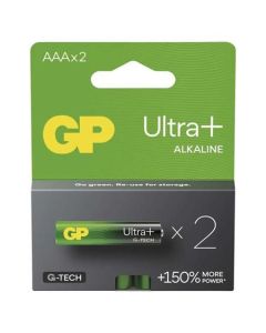 GP AAA Ultra Plus, alkalická (LR03) - 2 ks