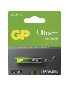 GP AAA Ultra Plus, alkalická (LR03) - 4 ks