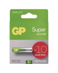 GP AAA Super, alkalická (LR03) - 10 ks