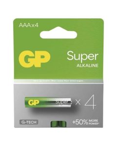 GP AAA Super, alkalická (LR03) - 4 ks