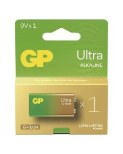 GP 9V Ultra alkalická (6LF22) - 1 ks