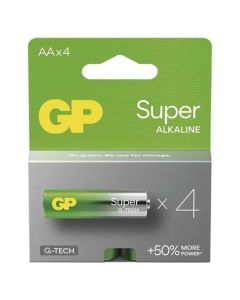 GP AA Super, alkalická (LR6) - 4 ks