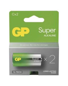 GP C Super alkalická (LR14) - 2 ks