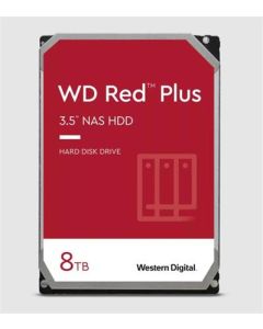WD RED PLUS NAS WD80EFPX/8TB/3.5"/256MB cache/5640 RPM/215 MB/s/CMR