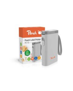 PEACH PE110 - tiskárna samolepících štítků, nabíjecí, bílá