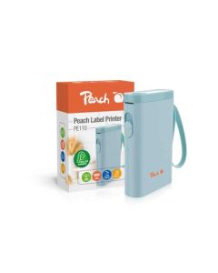 PEACH PE110 - tiskárna samolepících štítků, nabíjecí, modrá