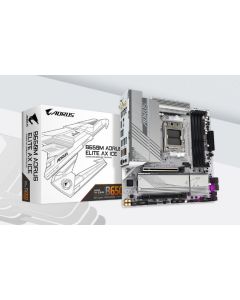 GIGABYTE MB Sc AM5 B650M AORUS ELITE AX ICE, AMD B650, 4xDDR5, 1xDP, 1xHDMI, WI-FI, mATX