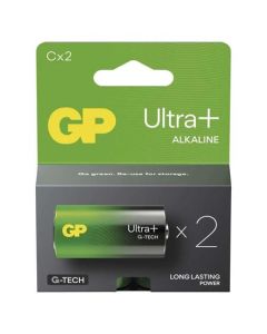 GP C Ultra Plus, alkalická (LR14) - 2 ks