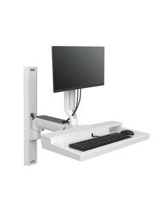 Ergotron CareFit™ Combo System bílý, nástěnný držák LCD, klávesnice+ myš