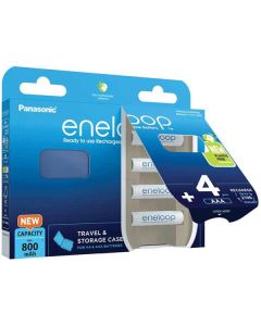 AVACOM Nabíjecí baterie AAA Panasonic Eneloop N 800mAh Ni-MH 4ks Blistr + CASE