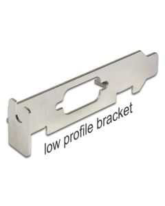 Delock Záslepka slotu low profile s otvorem D-Sub 9