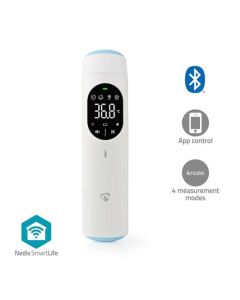 Nedis BTHTIR10WT - SmartLife Infračervený Teploměr| LED Displej | Čelo / Ucho | Bílá