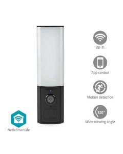 Nedis WIFICOL10CBK - SmartLife Venkovní Kamera | Wi-Fi | Full HD 1080p | IP65 | Cloud / Micro SD | 100 - 240 V AC | Nočn