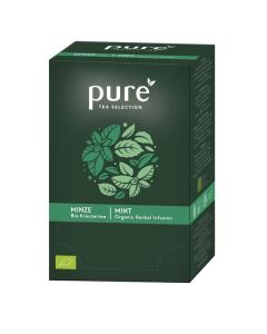 Bylinný čaj Pure - bio, máta, 25x 1,75 g