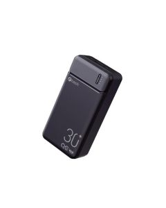 C-TECH Powerbanka 30000mAh, Li-Pol, 20W, USB-C/USB-A/micro USB/PD/Quick charge