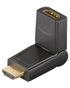 PremiumCord HDMI adapter 19pin Female - 19pin Male otočná, pozlacená
