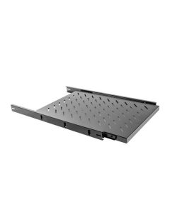 LANBERG 19" Výsuvná police 1U/465x750mm maximální zatížení do 60kg černá (RAL9004)  