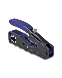 Delock krimpovací nástroj pro modulární zástrčky 8P / RJ45 se štípacími a odizolovacími kleštěmi (Easy-Connect)
